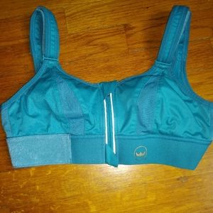 SheFit zipper front sports bra